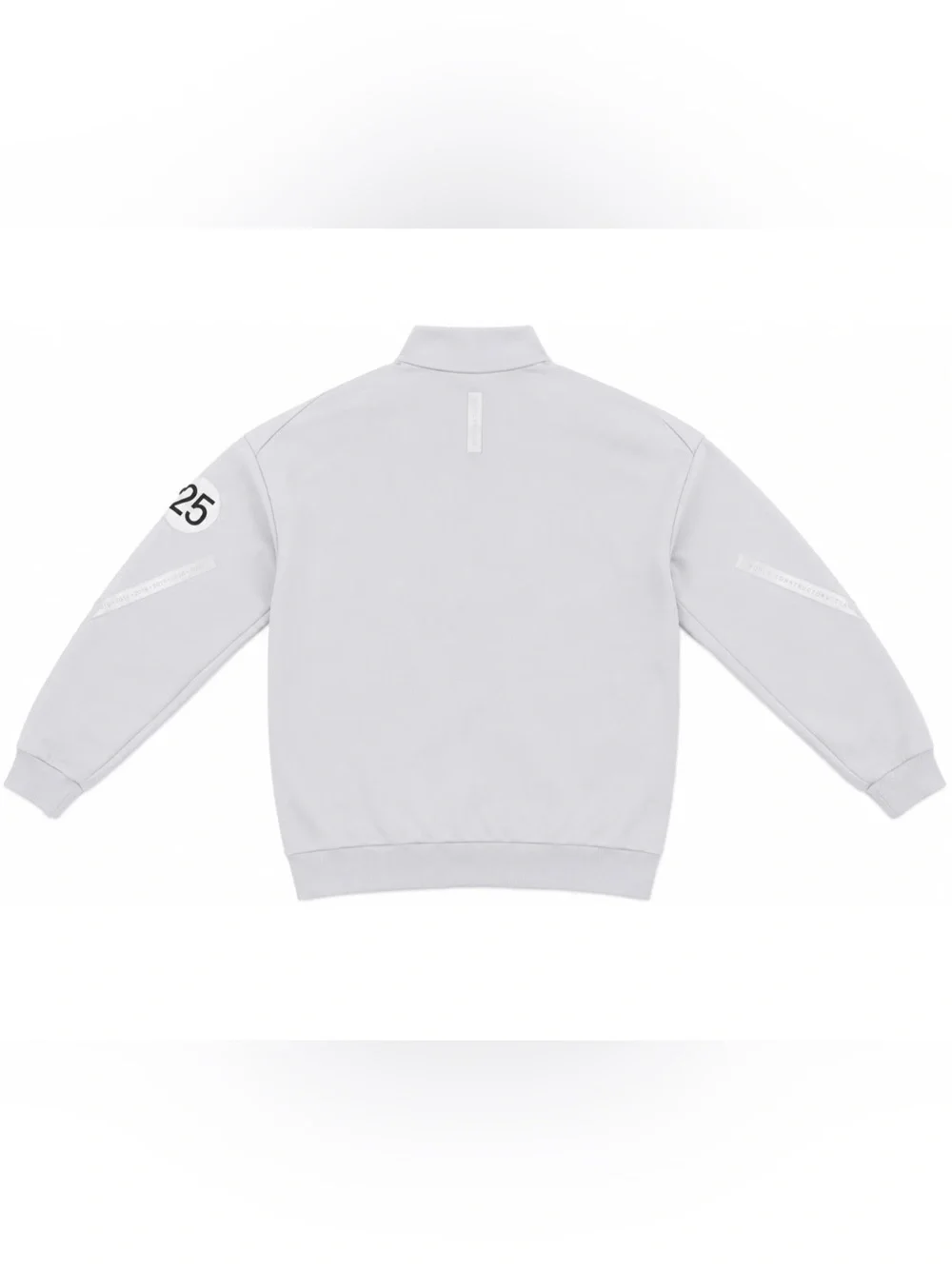 adidas Men’s Light Gray Half-Zip Pullover Sweatshirt